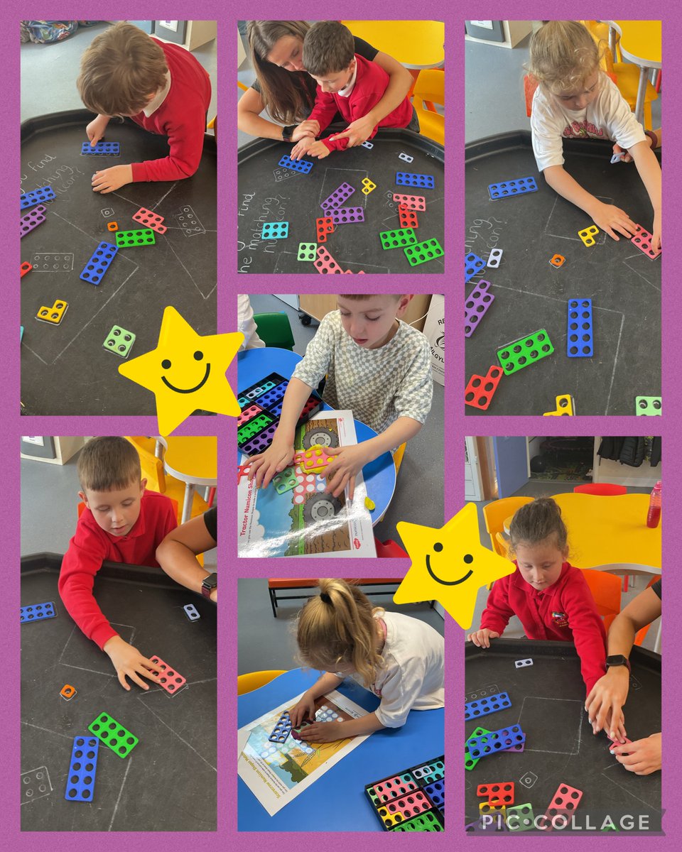 YsgolHenFelin's tweet photo. ๐ข๐จ Numicon fun this afternoon in #YhfClass7! Our pupils matched the right Numicon shapes and used playdough to explore them creatively. ๐๐ #Yhfmandn https://t.co/ARlzNcaIKN