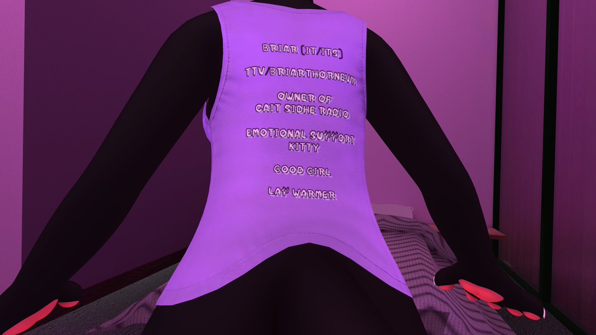 BriarThorneVR's tweet photo. Made a new shirt for my Mayu model~ ^-^
Anyways, will be doing Unity work, on stream, later today~ <3
That and maybe Monster Hunter Wilds?~ :3c
#vtuber #vrchat #furry #vrcfurry #mayu https://t.co/mBFzMg3tRq