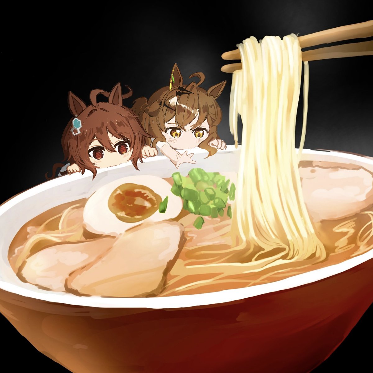__shiruko__'s tweet photo. \\ ﾄﾚｾﾝﾗｰﾒﾝ一丁！ // https://t.co/QalxKTTuRV