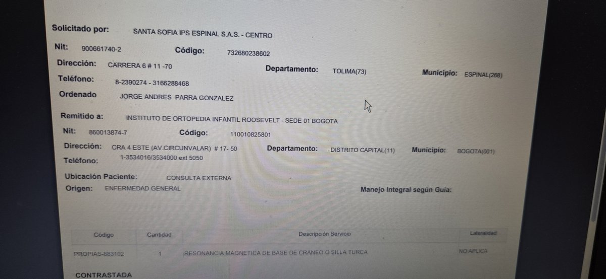 oaas1's tweet photo. @EPS_Famisanar responde a PQRS-2026-E-554296 con autorización según imagen,  la cita la dan para FEBRERO 2027, 5 MESES DESPUÉS, @Supersalud 20262100024640252, usuarios piensen q se van a enfermerar en 5 meses, para q las fechas coincidan con autorizaciones 

Queja Famisanar https://t.co/0mQVxzQopg