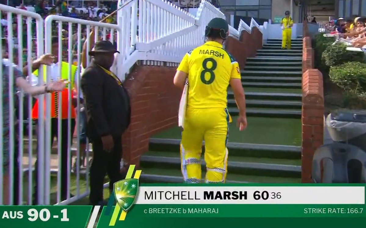 Shebas_10dulkar's tweet photo. Mitchell Marsh Today (60 off 36 v SA) 🔥

Most 50+ Scores with 150+ SR in ODI

21 - Shahid Afridi (PAK)
13 - Glenn Maxwell (AUS)
12 - Brendon McCullum (NZ)
12 - Jos Buttler (ENG)
10 - AB Devilliers (SA)
9 - Sanath Jayasuriya (SL)
9 - Adam Gilchrist (AUS)
7 - David Miller (SA)
7 - Virender Sehwag (IND)
7 - Chris Gayle (WI)
7 - Mark Boucher (SA)
6 - Heinrich Klaasen (SA)
6 - Michael Leask (SCO)
6 - Kevin O'Brien (IRE)
6 - Shane Watson (AUS)
6 - Thisara Perera (SL)
5 - 𝗠𝗶𝘁𝗰𝗵𝗲𝗹𝗹 𝗠𝗮𝗿𝘀𝗵 (AUS)*
5 - Kusal Mendis (SL)
5 - Jonny Bairstow (ENG)
5 - MS Dhoni (IND)
5 - Eoin Morgan (ENG)
5 - Abdul Razzaq (PAK)
5 - Viv Richards (WI)
4 - Virat Kohli (IND)
4 - Sachin Tendulkar (IND)
4 - Travis Head (AUS)
4 - Shreyas Iyer (IND)
4 - Brian Lara (WI)
4 - Yuvraj Singh (IND)
4 - Najibullah Zadran (AFG)
4 - Pathum Nissanka (SL)
4 - Jacob Oram (NZ)
4 - Saleem Malik (PAK)
4 - Darren Sammy (WI)

#SAvsAUS