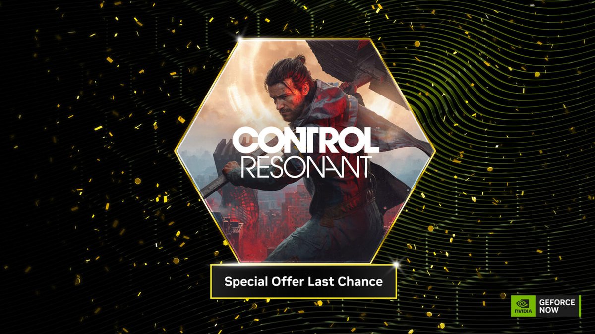 ray3473's tweet photo. Contain the Chaos: ‘CONTROL Resonant’ Launches on GeForce NOW.
Last chance for the ‘CONTROL Resonant’ Ultimate membership bundle, with GeForce NOW coming to Googlebooks and nine new games this week.
https://t.co/pBtHcljF3J
#GeForceNow #GFNshare #RTX5080 #NVIDIABlackwellRTX #ad https://t.co/HhVMkk51F9