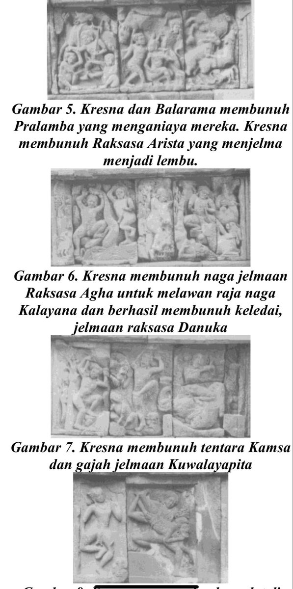 shinsyyaa's tweet photo. Krishna tidak berwarna biru. Kulitnya disamakan dengan warna awan mendung (asitāmbuda) yang membawa hujan kehidupan. Secara etimologis, kṛṣṇa dalam bahasa Sanskerta berarti hitam atau gelap.

Narasi Kreshnayana telah terukir dalam relief candi masa Hindu klasik di Nusantara. https://t.co/csXjtCnp66