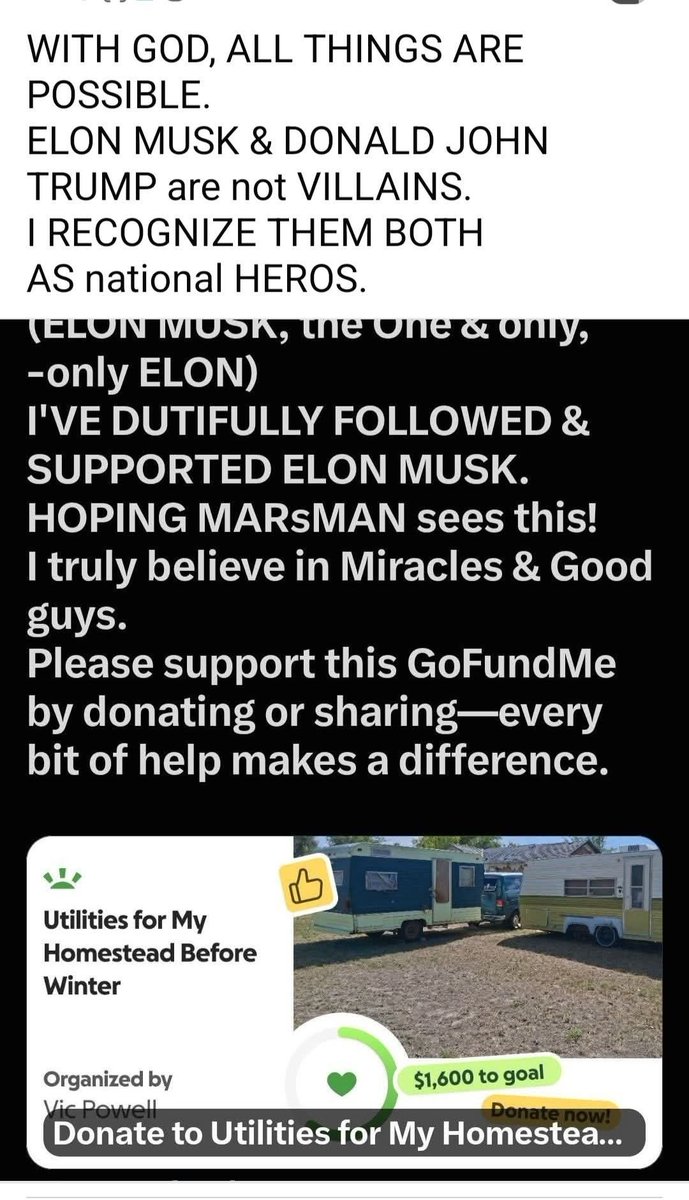 Skippything's tweet photo. Hey, I started this fundraiser on GoFundMe. It would mean a lot to me if you could donate or share with others. Any kind of help makes a difference and gets me closer to my goal. Thanks so much.
https://t.co/31h7n2wVHq https://t.co/MhypMyJR5l