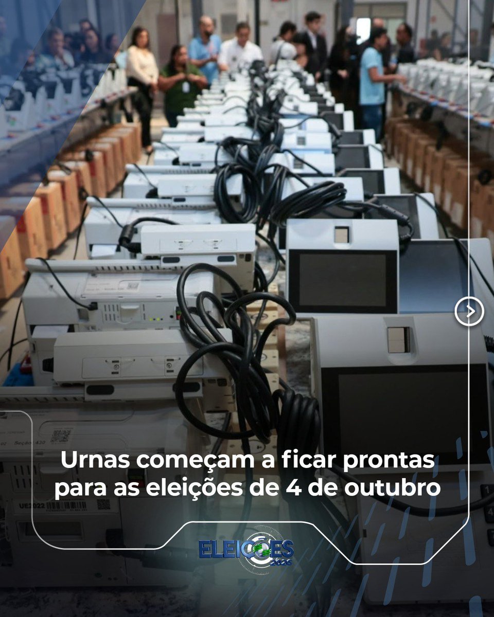 cidadeverde's tweet photo. As urnas eletrônicas que serão utilizadas nas eleições de 4 de outubro começaram a passar pelas etapas finais de preparação em Teresina. 

Acesse: https://t.co/GYGcRa28db https://t.co/viENtYQTa8