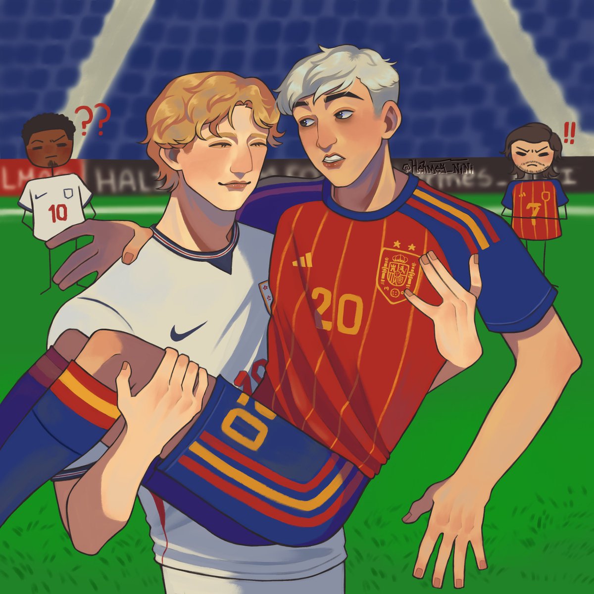 hermes_nini's tweet photo. i'm sorry Ferran, you lost your man 🤷

#gordri #pedri #anthonygordon https://t.co/5hQcpEY6YT