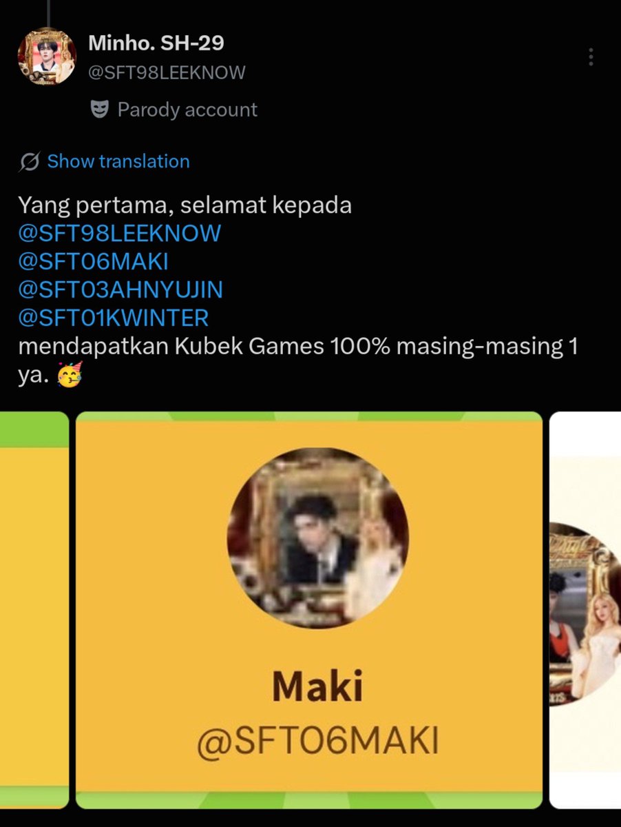 SFT06MAKI's tweet photo. @Ieejunhoo SFT06MAKI sudah bersembunyi dan bertaruh secara live dengan sisa uang 9.800.000.

+ Kubek 100% https://t.co/uNiBFdUVkC