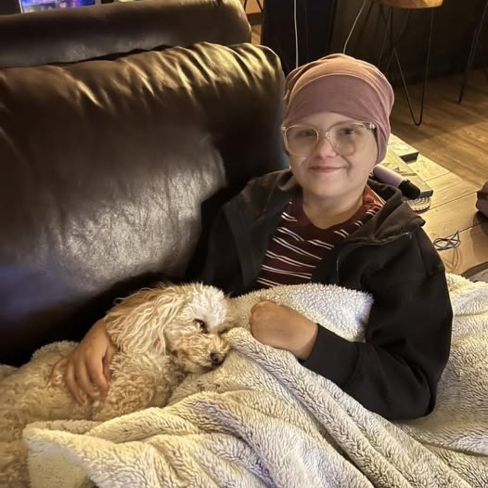 feelgoodtale's tweet photo. Here is a sad update from Elsa’s dad, Kevin:

We are heartbroken to share news about Elsa.
This morning, she woke up with a drooping face and seemed confused. Adrienne took her to the children’s ER, where we were told that her leukemia has spread to her brain. The doctors said there is not much more they can do other than keep her comfortable.
She received platelets today and is now back home with us, where she should be. Right now, we are focusing on loving her, keeping her comfortable, and cherishing every moment we have together. The doctors believe her time may be very short, possibly around a week.

Please keep Elsa and our family in your thoughts and prayers. We are truly thankful for all the love and support you have shown us throughout this journey.