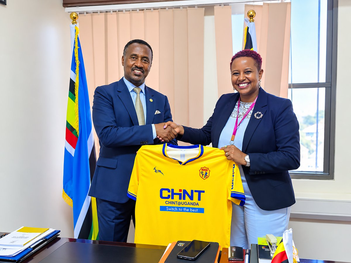 KCCAFC's tweet photo. A Diamond commitment to the club. 💎

The Chairperson of the Parliamentary Budget Committee, Hon. @KankundaAmos1, has secured his #KCCAFC Diamond Season Ticket for the 2026/27 season.

Our CEO, @anishamuhoozi, and Manager, Commercial & Business Development, @SMKaddu, paid a courtesy visit to Parliament to personally deliver his season ticket and welcome him to another season of supporting the club.