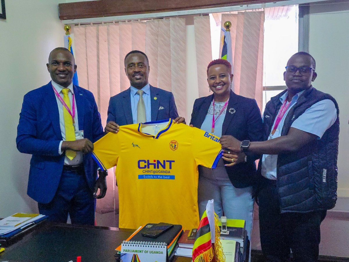 KCCAFC's tweet photo. A Diamond commitment to the club. 💎

The Chairperson of the Parliamentary Budget Committee, Hon. @KankundaAmos1, has secured his #KCCAFC Diamond Season Ticket for the 2026/27 season.

Our CEO, @anishamuhoozi, and Manager, Commercial & Business Development, @SMKaddu, paid a courtesy visit to Parliament to personally deliver his season ticket and welcome him to another season of supporting the club.
