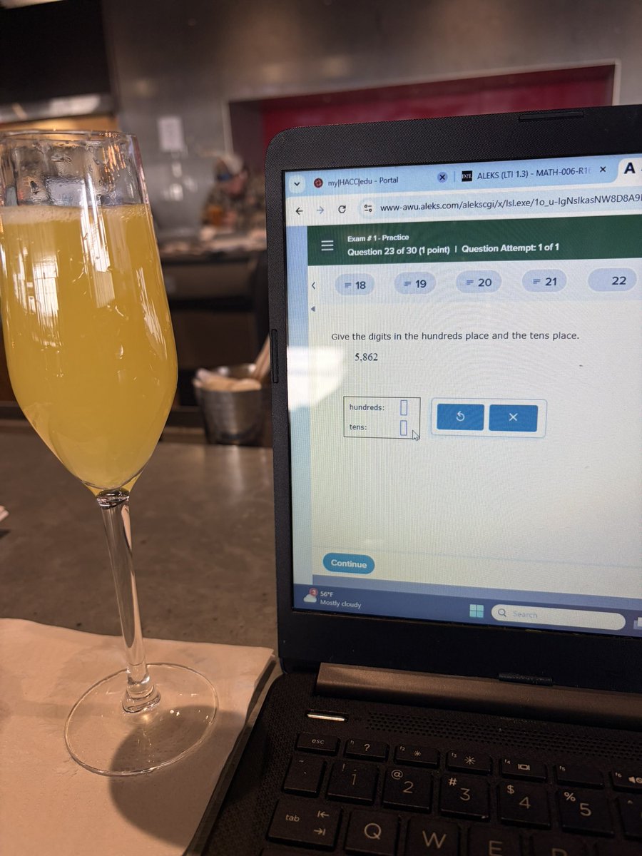 braveandstrong6's tweet photo. At the airport bar really scared someone will look at my screen and start laughing at my math homework https://t.co/6SKflkI1ED