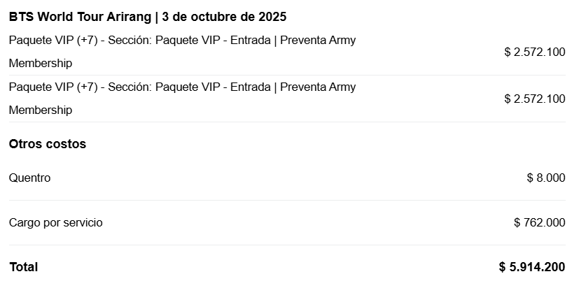 Sofinism9's tweet photo. Mis boletas valiendo mas de lo que ud gana en un mes, ojala valieran 300k 😔 https://t.co/6UjNK5665i