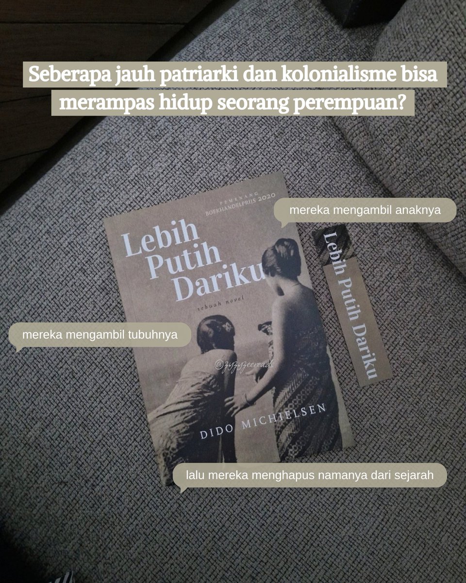 journalzees's tweet photo. ๐ชถ Pustaka Samฤซkแนฃฤ ๐๐ หหห
๐ Lebih Putih Dariku by Dido Michielsen
โ 5/5
๐ historical fiction
#PustakaZee https://t.co/G47Fb5yWHk