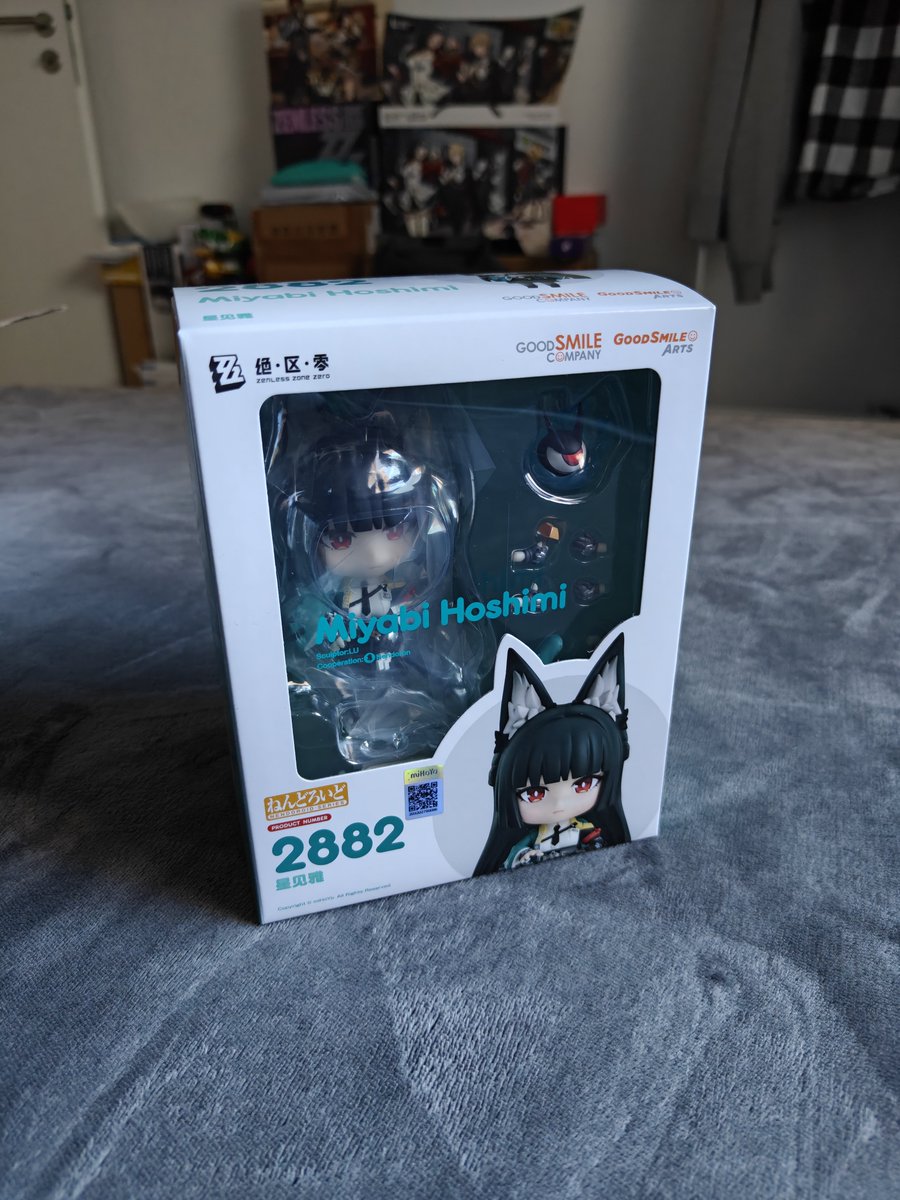 Pomidorcoola's tweet photo. She's here! She's finally here!
Thank you so much @GoodSmile_EU @ZZZ_EN !!!
I love Miyabi very much 🙏🏻

#ZenlessZoneZero #zzzero
#HoshimiMiyabi
#nendoroid https://t.co/9K6arYd97h