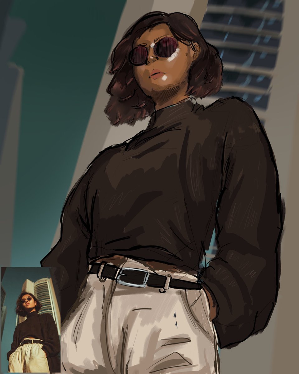 Ameliorate024's tweet photo. pinterest studies feat. my dnd character Mara https://t.co/nx4eL13XiP
