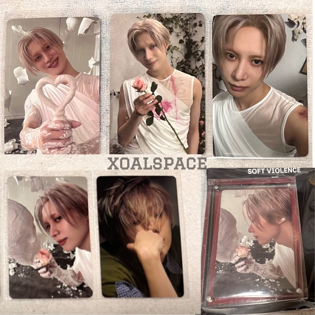 xoalspace's tweet photo. 태민 일본 도쿄 팝업 MD 포카 

(왼쪽)
모자 / 백키링 / 멀티파우치 
스카프 / 티셔츠 / 아크릴포토카드프레임

(오른쪽)
구매사은 포카 3종 https://t.co/z412JHMUFR
