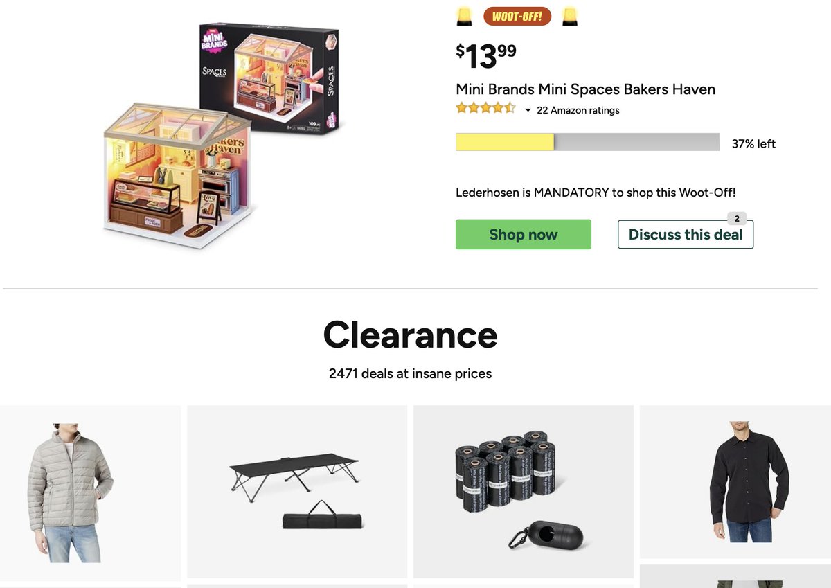 HoomanDeals's tweet photo. WOOT OFF! THESE POPULAR DEALS ARE BACK! A NEW DEAL WILL APPEAR WHEN ONE SELLS OUT! #AD #Woot!SeptemberDeals
Keep checking back for new deals!
https://t.co/4DbLwY1dPI https://t.co/VEZvNWMHEy