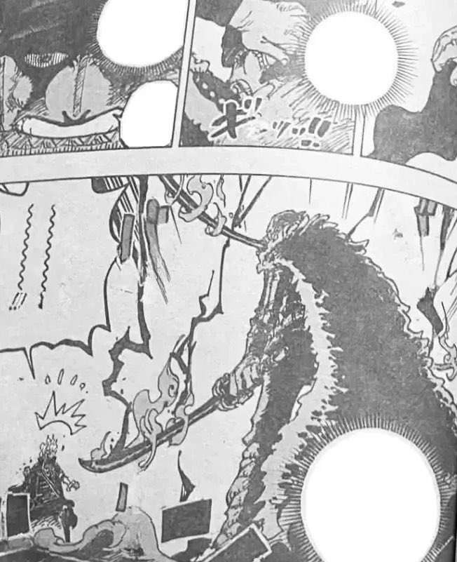 BlacktyonteXavi's tweet photo. [#ONEPIECE1194]

So what we can do now yall to fully differentiate Zoro conquerors haki showings is..

1.  Basic Conquerors when cutting Kaido at wano.
2. Advance conquerors: No Master
3. Advance conquerors: Fully Master!!! https://t.co/RoKrgoWzBa