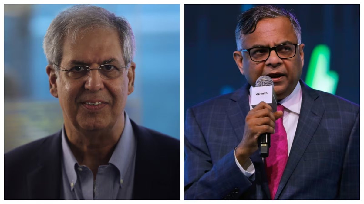 CNBCTV18Live's tweet photo. #CNBCTV18Exclusive | Sources Say #TataSons Responds To #NoelTata’s Letter Calling #NChandra’s Reappointment Illegal
👉Legal Opinions From Former #CJIUULalit & Justice BN Srikrishna Cited By #TataSons
👉Former CJI UU Lalit Says Casting Vote Satisfied Article 121 Requirement Following Equality Of Votes Under Article 104(B)