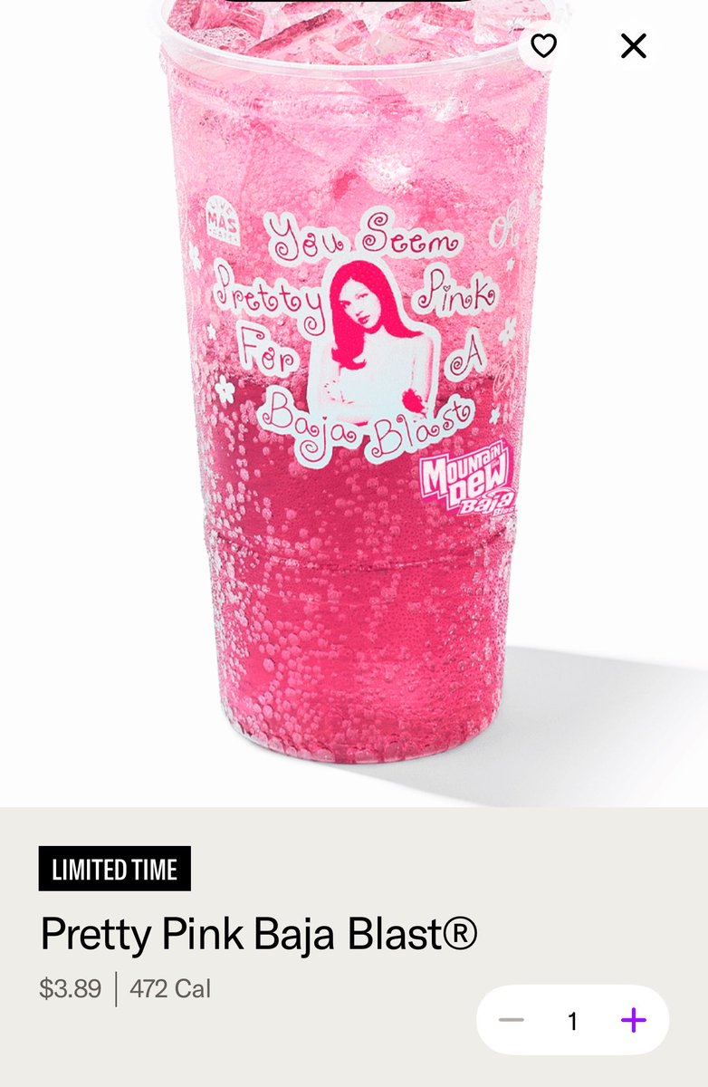 rdgomodel's tweet photo. SHES FINALLY AVAILABLE AT ALL TACOBELLS😭😭😭🩷 https://t.co/uIvcDbn5Jr