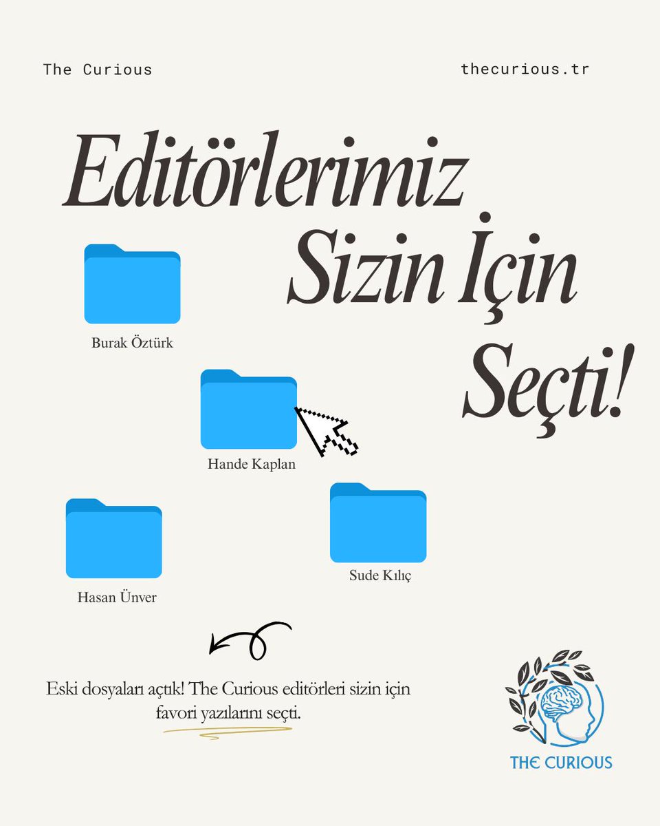 Thecurioustr's tweet photo. Koskoca bir yılı geride bıraktık! 1. yaşımıza özel olarak editörlerimiz, en çok iz bırakan ve dönüp dönüp okudukları favori yazılarını bir araya getirdi. İlham verici bir okuma turu için sizi sitemize bekliyoruz. 🩵

🌐 https://t.co/qLTbz9evOu https://t.co/UbryyqZoCN