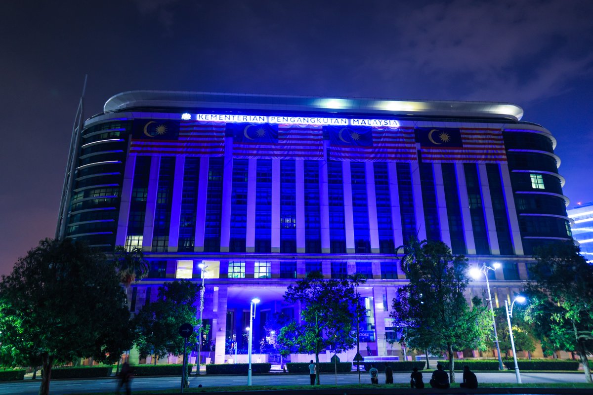 MOTMalaysia's tweet photo. Happy World Maritime Day 2026!

MOT Malaysia joins the global maritime community in supporting World Maritime Day 2026, themed “From Policy to Practice: Powering Maritime Excellence”, with the MOT building illuminated in blue.

#WorldMaritimeDay #MOTMalaysia #MalaysiaMaritime https://t.co/uui43r5R2g