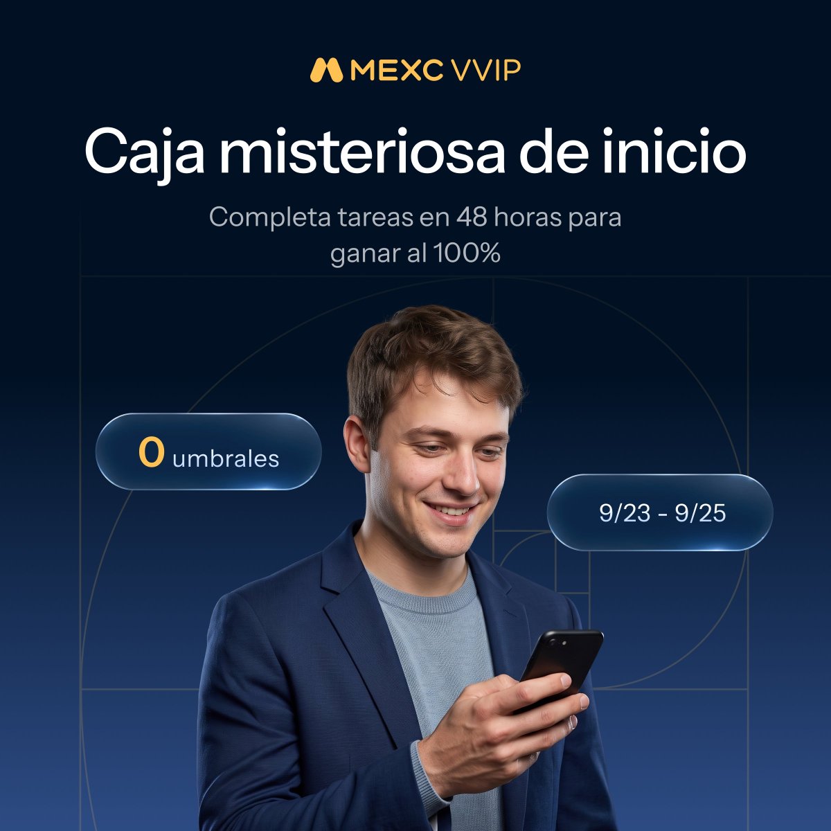 MEXCespanol's tweet photo. ¡La Ronda 1 de la Caja Misteriosa de 48 horas ya está disponible!

Completa cualquier operación en Futuros y consigue una recompensa garantizada.

✅ Sin requisitos mínimos
🎉 100% de posibilidades de ganar
⏳ Reclama la tuya antes de que termine.

#MEXCVVIP https://t.co/Cnp1JgYbjt