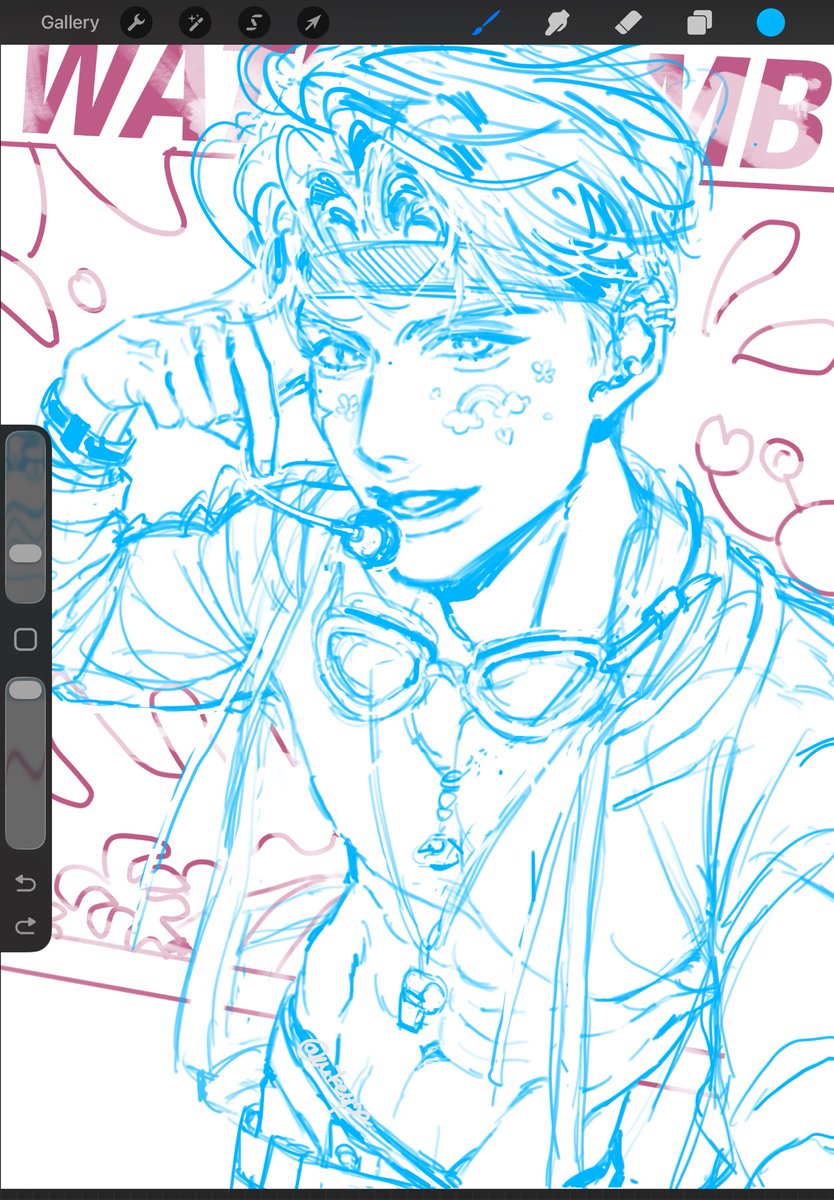 Nikeyze_11's tweet photo. 🐟: “It’s time for song requests! What do you wanna hear?” 
Thinking of Idol Rafayel AU at Waterbomb Festival in this outfit 💦

#loveanddeepspace #rafayel #lndsea https://t.co/zvTUsDedNg