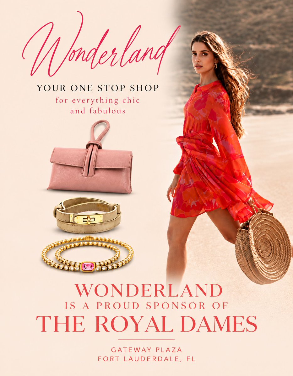 RoyalDamesFTL's tweet photo. A fabulous cause calls for a fabulous look. 🛍️✨ Thanks to Wonderland at Gateway Plaza for supporting the Royal Dames “Dancing Queens” Luncheon &amp; Fashion Show Oct. 1, funding cancer research.

Reserve your seat: https://t.co/XxOrlWCWtW

#RoyalDames #DancingQueens #CancerResearch https://t.co/KR6MJCFjOr