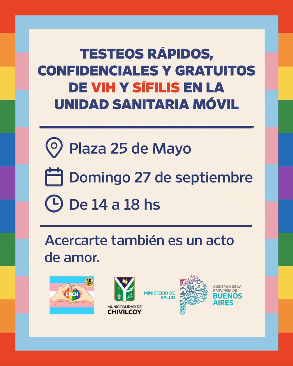 MuniChivilcoy's tweet photo. 🌿  Nueva edición de la Feria BIO en Chivilcoy  

Este domingo 27 de septiembre, llega una nueva edición de la Feria BIO a la Plaza 25 de Mayo, con una propuesta para disfrutar en familia.

🛍️ Más de 300 emprendedores estarán presentes con sus productos y creaciones.
📅 Domingo 27 de septiembre
🕑 A partir de las 14 horas
📍 Plaza 25 de Mayo

Una nueva oportunidad para acompañar a los emprendedores locales, recorrer los puestos y disfrutar de una tarde al aire libre.

¡Te esperamos! 🌈🛍️

@BritosGuillermo
