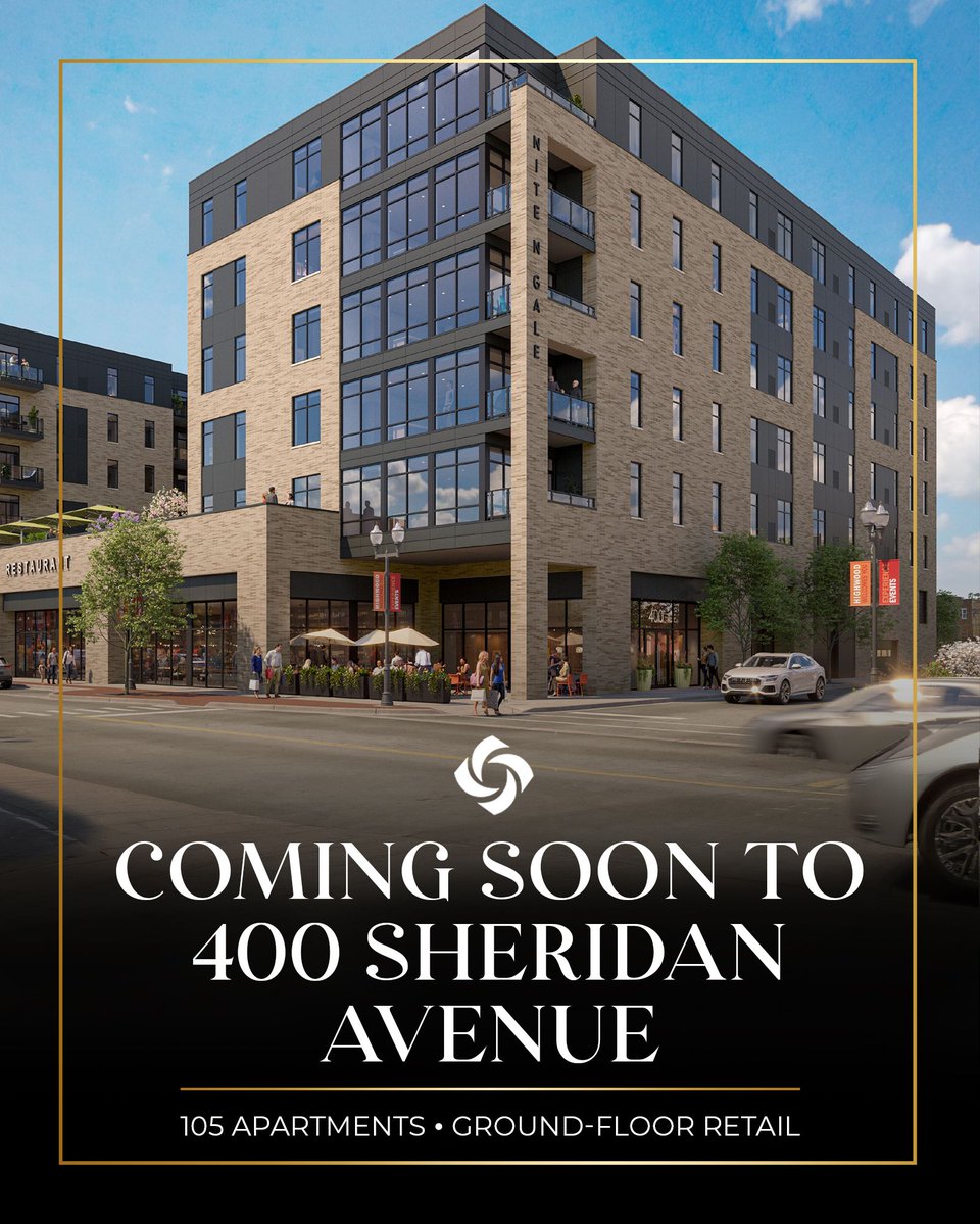 KinzieGroup's tweet photo. #MixedUse development in Highwood, IL: 105 #apartments and ground-floor retail, all under one roof and #underconstruction now ๐
Interested in #retailspace at 400 Sheridan? Reach out to Samantha Schnell directly to learn more about availability.
๐ฉ sschnell@kinziegroup.com https://t.co/jyIW5gdR3b
