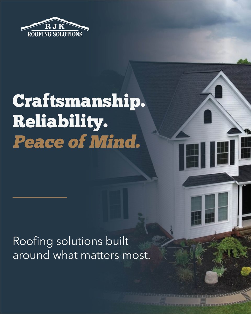 RJKRoofing's tweet photo. Your home deserves more than a quick fix. Choose craftsmanship, reliability, and peace of mind from a team you can trust. Give us a call today at (440) 975-0880! https://t.co/Dyqn2ejWAq