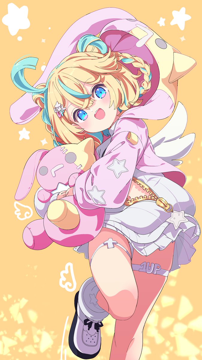 weidt61sk's tweet photo. はのちゃん7周年おめでとう！今年スケブ依頼したイラストでお祝い！
８年目も頑張ってね！応援してる！
今日のライブもワンマンライブすごく楽しみ！
#天川はの7周年 https://t.co/o8VhlgLVgY