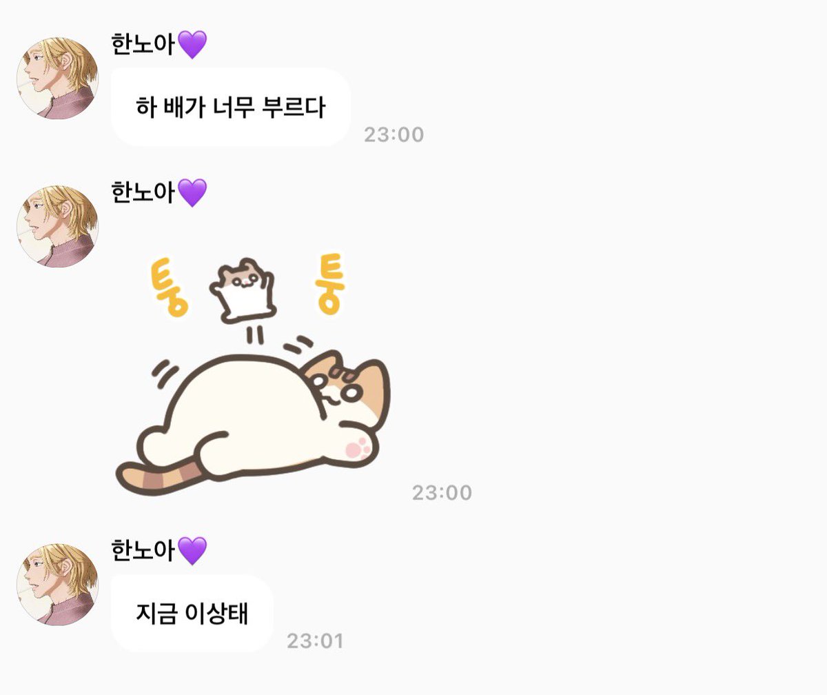 nh_is_cat's tweet photo. 저이모티콘 노아가찰떡으로 쓰는게 존아웃김 https://t.co/a6gKLqird5
