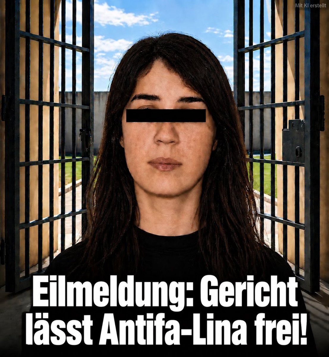 freiesachsen_'s tweet photo. EILMELDUNG: Lina E. ist wieder frei, Gericht hebt Beugehaft auf! 😡

Soeben hat das Bundesverfassungsgericht entschieden, dass die Linksextremistin Lina E. unverzüglich aus dem Gefängnis entlassen werden muss - wo sie seit Juni eigentlich eine sechsmonatige Beugehaft absitzen sollte. Einmal mehr zeigt sich die Justiz äußert nachsichtig gegenüber der militanten Antifa-Szene!

FREIE SACHSEN: Wir sind Sachsens größte Bürgerbewegung. Folgt uns für alle Informationen bei Telegram! https://t.co/yJsAxWWD6g
