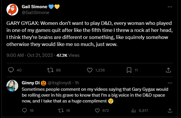 OldSkoolRebels's tweet photo. @Nerdcognito posting this again to remind everyone of how she thinks she is soo influential in the hobby https://t.co/A9Qgj8yXvR