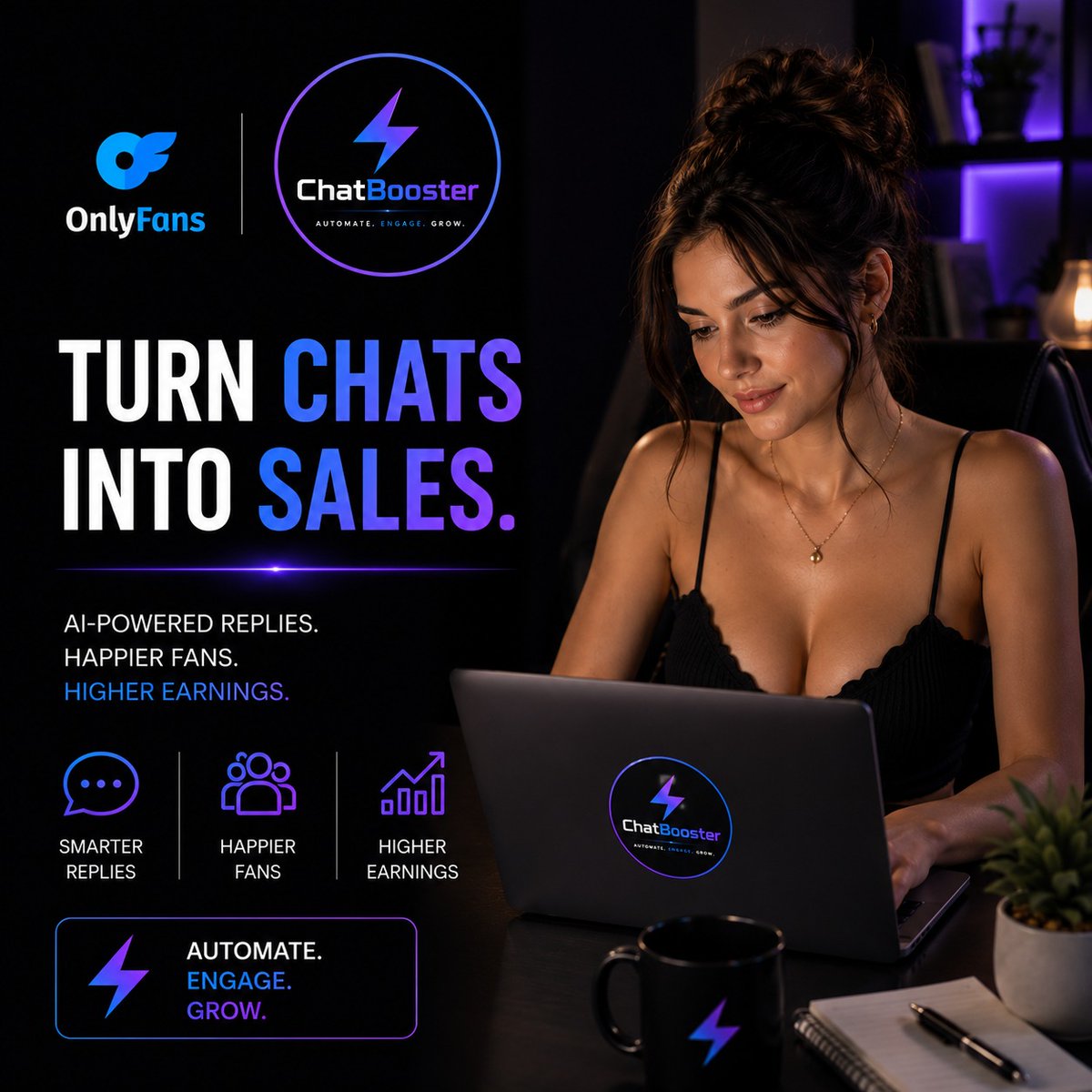 ChatBoosterAI26's tweet photo. Boost your #sales today. STOP losing spenders
#of #OF #onlyfans #business https://t.co/ZCde5AQnQa