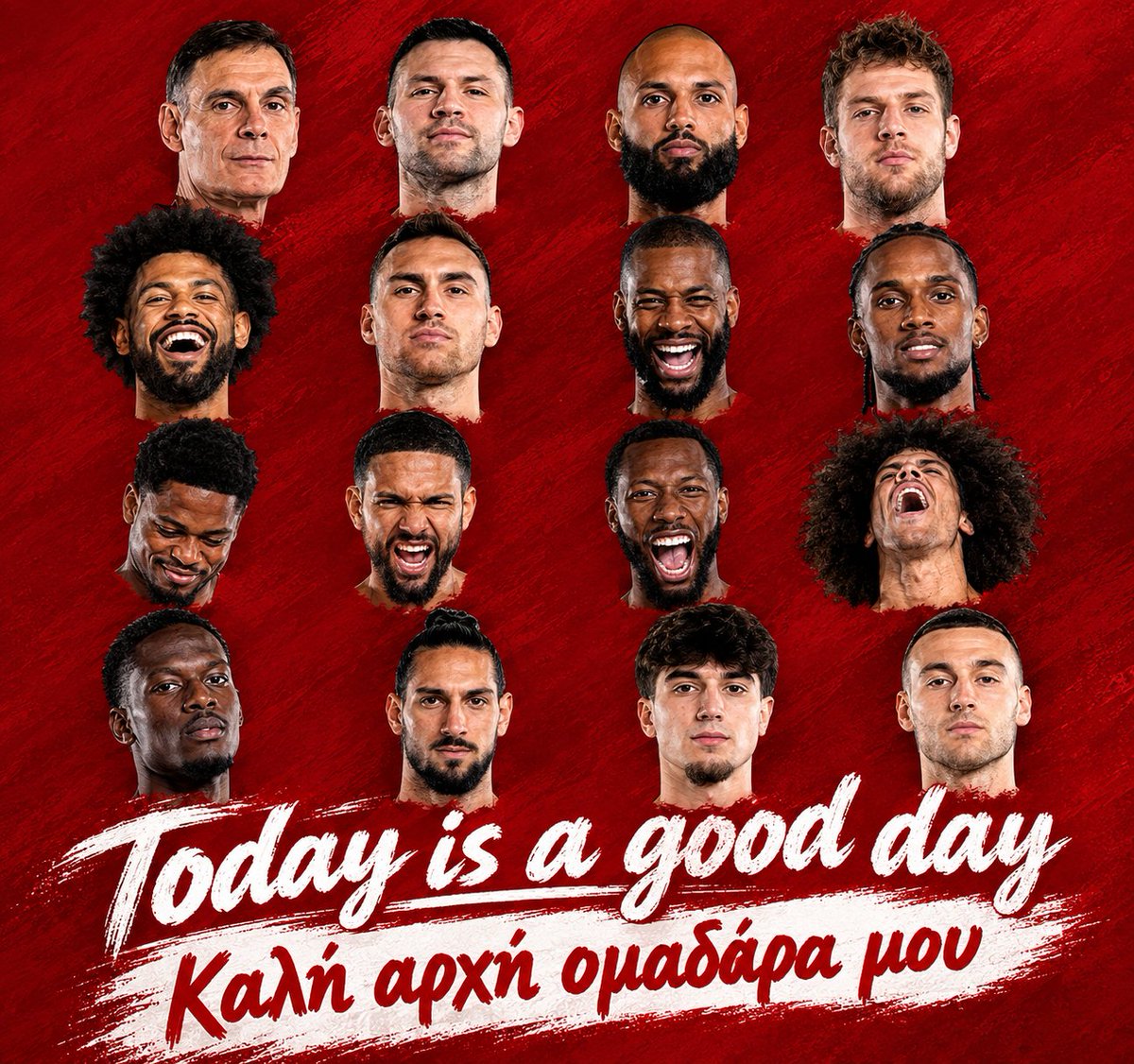 to_mitsaki_'s tweet photo. 🔥 Today is a good day. ❤️
Νέα σεζόν, νέα αρχή, ίδια τρέλα. 🏀🔴⚪
Καλή αρχή ομαδάρα μου , πάμε να γράψουμε - ξανά - ιστορία! 💪🔥
#Olympiacos #OlympiacosBC #TogetherWeCan #RedAndWhite https://t.co/vOIaqhfw36