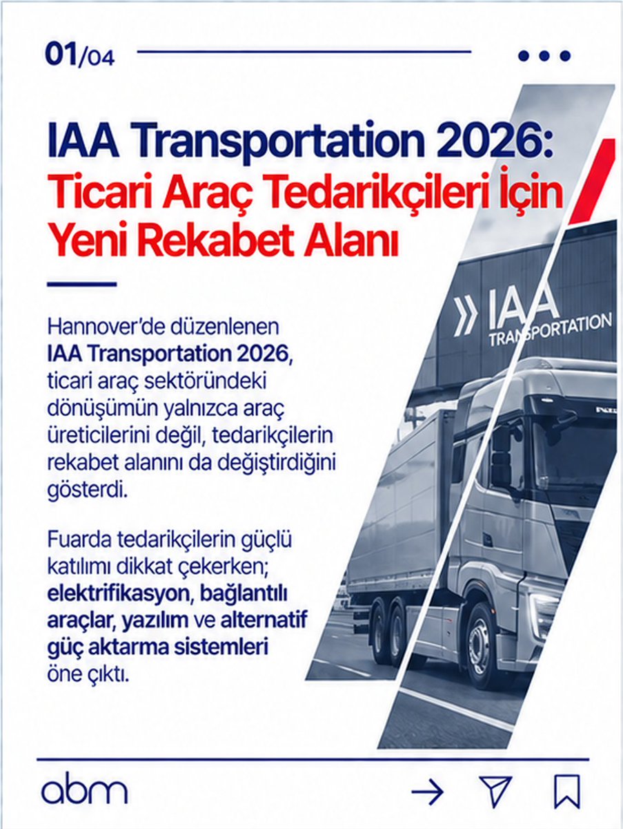 aburak_m's tweet photo. IAA Transportation 2026: Ticari Araç Tedarikçileri İçin Yeni Rekabet Alanı https://t.co/pz8GPupoiH