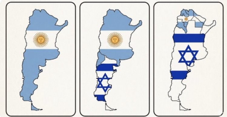 FredMeja193758's tweet photo. @JMilei Este maldito acaba de decir que "ARGENTINA ES LA NUEVA TIERRA PROMETIDA" a los sionistas, riéndose y feliz... SE LES ADVIRTIÓ Y NO QUISIERON HACER CASO... ARGENTINA ES UN EX PAÍS. https://t.co/iaICHLvuJA