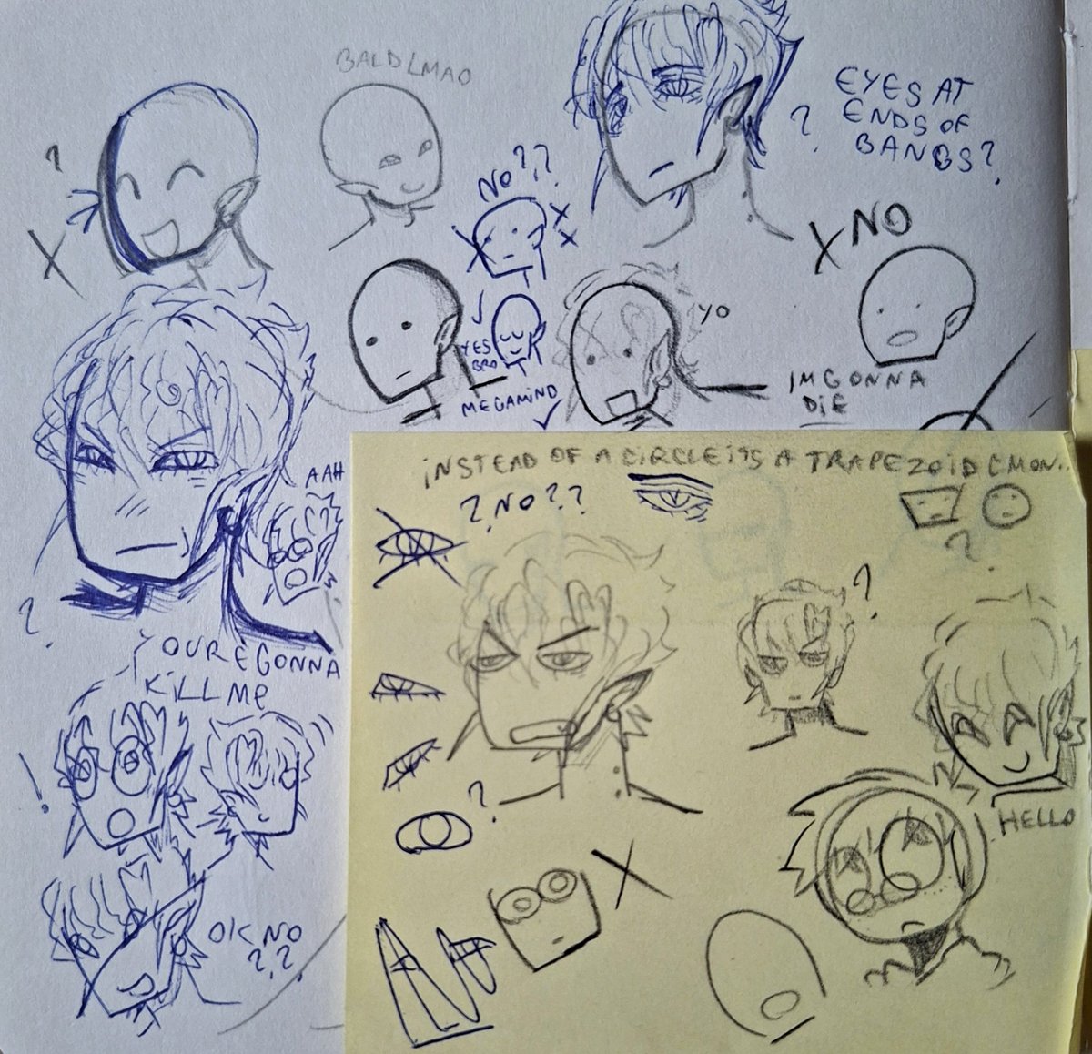 Llamonav's tweet photo. I have so much schoolwork to catch up on holy shit. Have shitty school doodles again sorry
#ellsworld #eddsworld https://t.co/poYIgsplSI