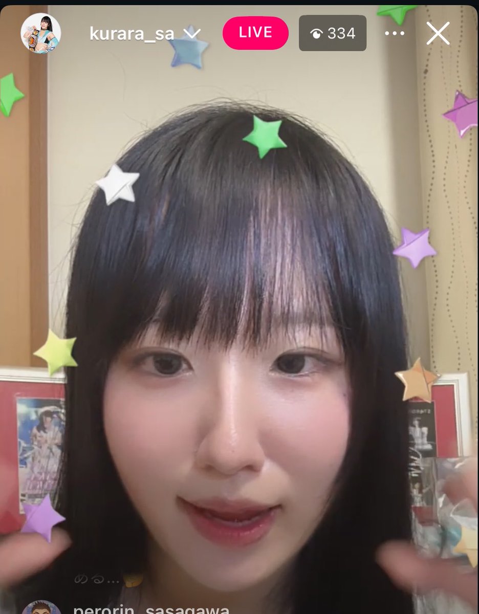 g_m0909's tweet photo. くららちゃんインスタライブお疲れ様でした。
ありがとうございます🤓
元気な姿見れた安心です。
ときめきパワー受け取りました🫰
明日のサイン会皆さんと楽しんで下さいﾈ
元気いっぱいでリングに復帰して貰える日を楽しみしてます。
おやすみなさい💤
＃玖麗さやか https://t.co/1bUSLjdUGr