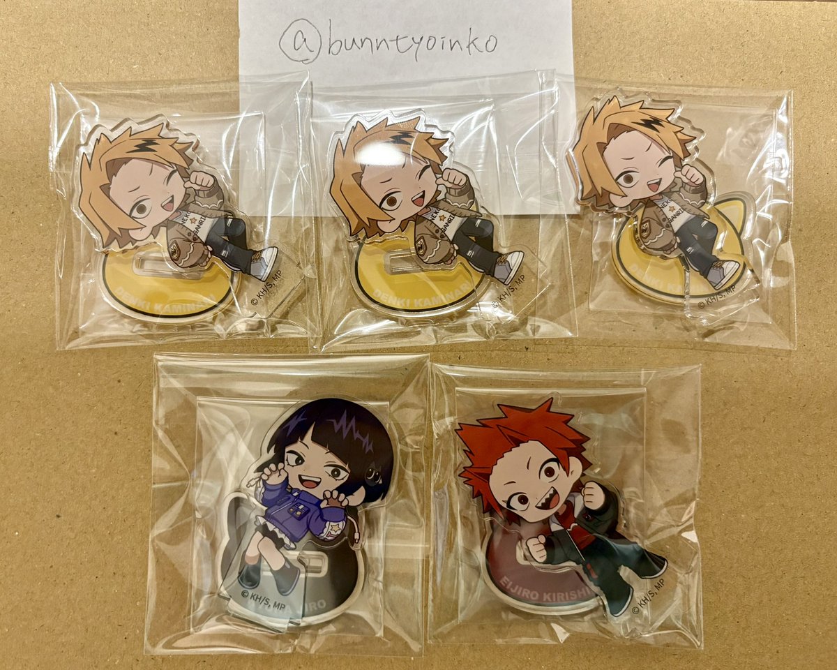 bunntyoinko's tweet photo. 僕のヒーローアカデミア ヒロアカ まねきねこ

【譲】アクスタ上鳴 耳郎 切島

【求】各¥500+送料

郵送でのお取引。
お気軽にお声がけください。 https://t.co/qxqtLDX1S7