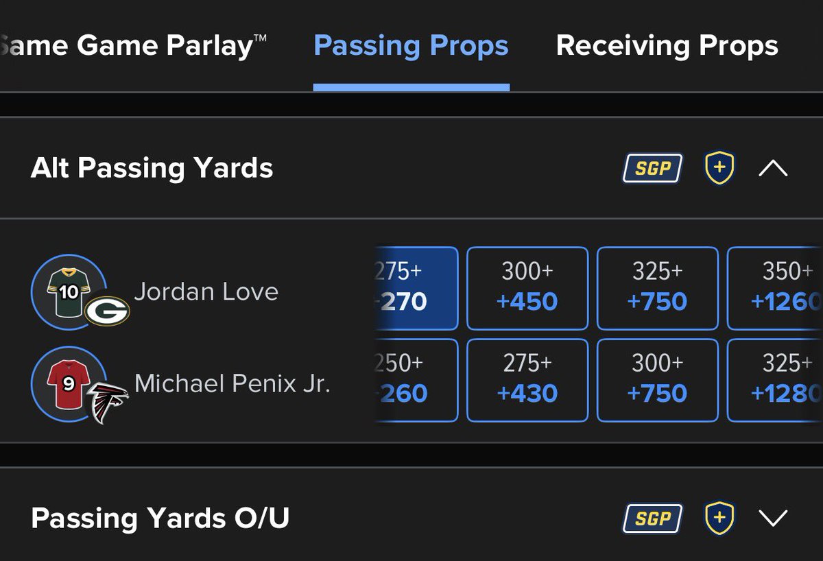 MafiaBets716's tweet photo. @cjholl3 @BuffaloFreddy @FanDuel Start at 275 +270 &amp; sprinkle the whole way betting less and less each leg up while your main bet is on his O/U. The main bet should win enough to cover any loss on the ladder. IE:

Bet 10 units on over 220. 3 on over 275, 2 on over 300 &amp; 1 over 325 &amp; over 350

Had 387 2 weeks ago https://t.co/jCEmACZ002