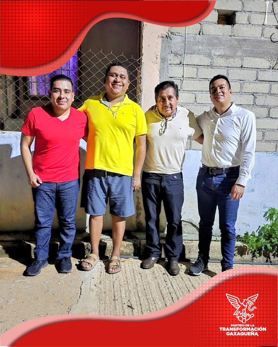 PETEOOAX's tweet photo. Seguimos recorriendo nuestras comunidades, compartiendo momentos de unidad, participación y compromiso con nuestra gente.

🤝 Juntas y juntos seguimos construyendo la transformación de Oaxaca.

#SomosLaFuerzaDeLaTransformación
@SalomeMtzS https://t.co/kcRqpcWDgK