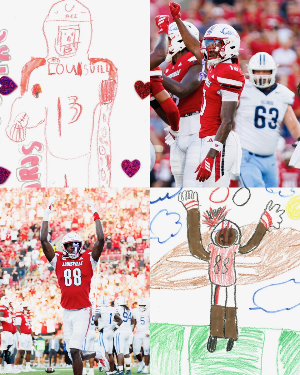 LouisvilleFB's tweet photo. Okay, I like it. Picasso 🎨

Tickets: https://t.co/Awc4yDeJv7

#GoCards https://t.co/FPLlDDxf4P
