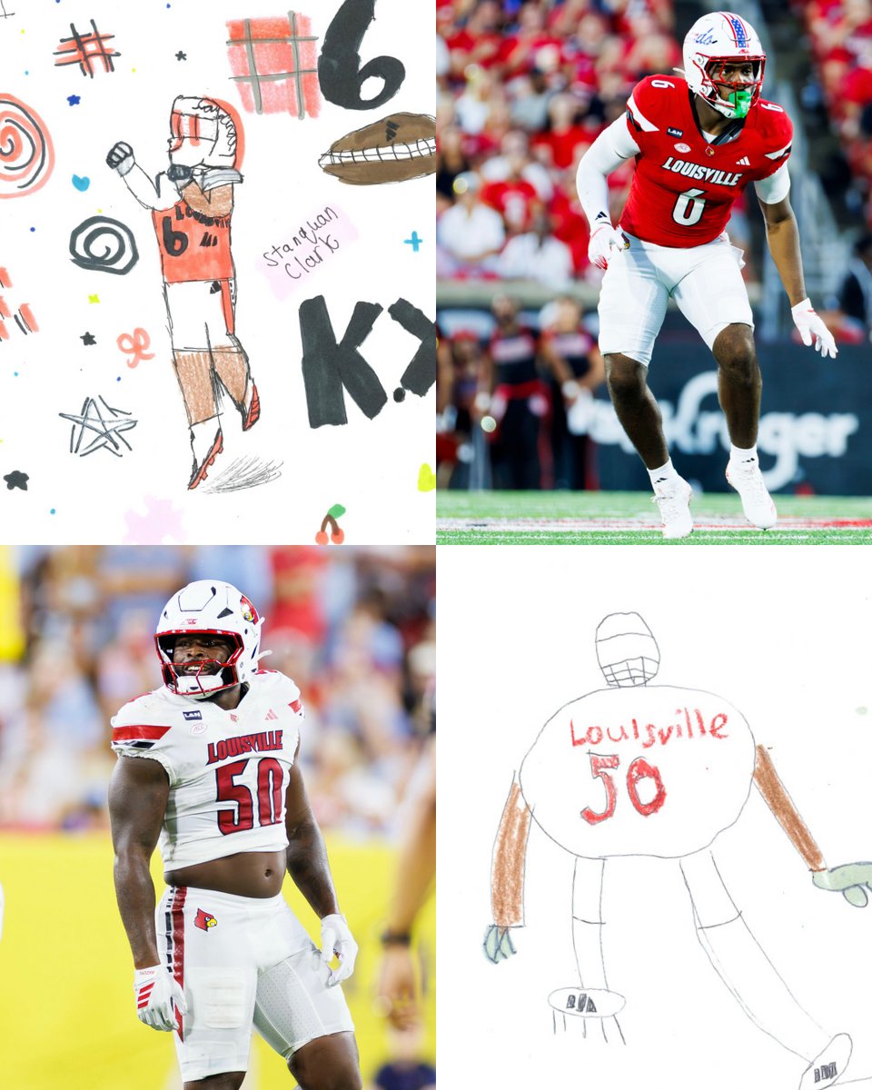 LouisvilleFB's tweet photo. Okay, I like it. Picasso 🎨

Tickets: https://t.co/Awc4yDeJv7

#GoCards https://t.co/FPLlDDxf4P