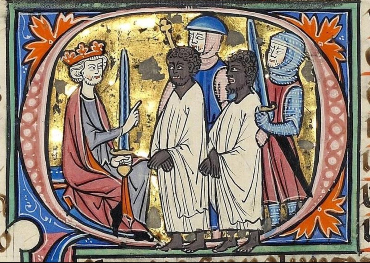 obscuritetas's tweet photo. @MrYouno_ @mkvtrench você precisa estudar história. estamos falando de um período pre-colonização, racismo nem sequer existia porque o conceito de RAÇA é um conceito moderno, você ta misturando as grandes navegações com idade média 

pessoas negras estiveram presentes na europa medieval https://t.co/OBIvxdHrkJ