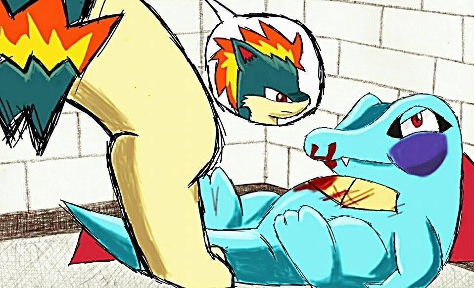 HidronWorks's tweet photo. Found an OLD drawing on e621 from when I wrote fic for a jerk!💀

It's hilarious seeing Luke Totodile get beaten up by Quilava Vs Luke Feraligatr being Charizard, Incineroar, and Infernape' whore.😅

A total bitch of a Fire-type #Pokemon since birth!😂

FurryNSFW #NSFW Furry OC https://t.co/NzY69neDMs