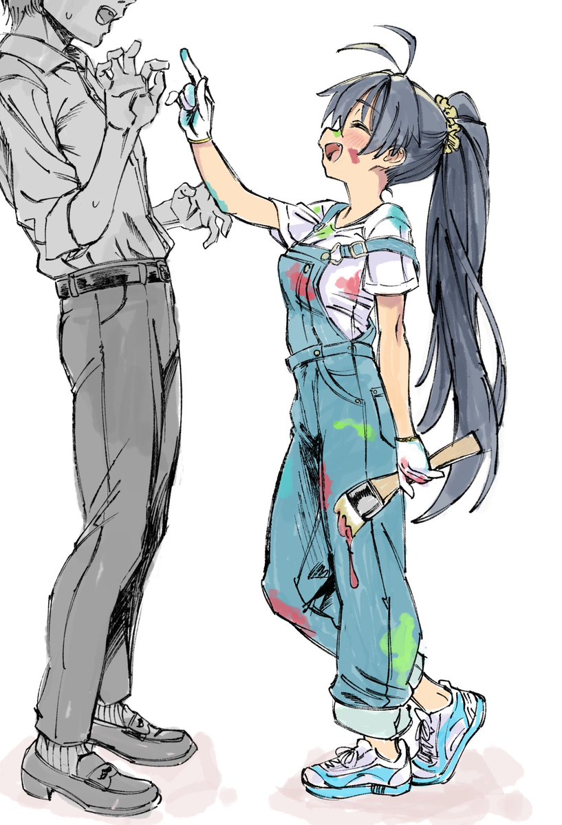 Anjelain's tweet photo. 我那覇響ちゃんにペンキを付けられたい人生 https://t.co/aD7GMb5yuG